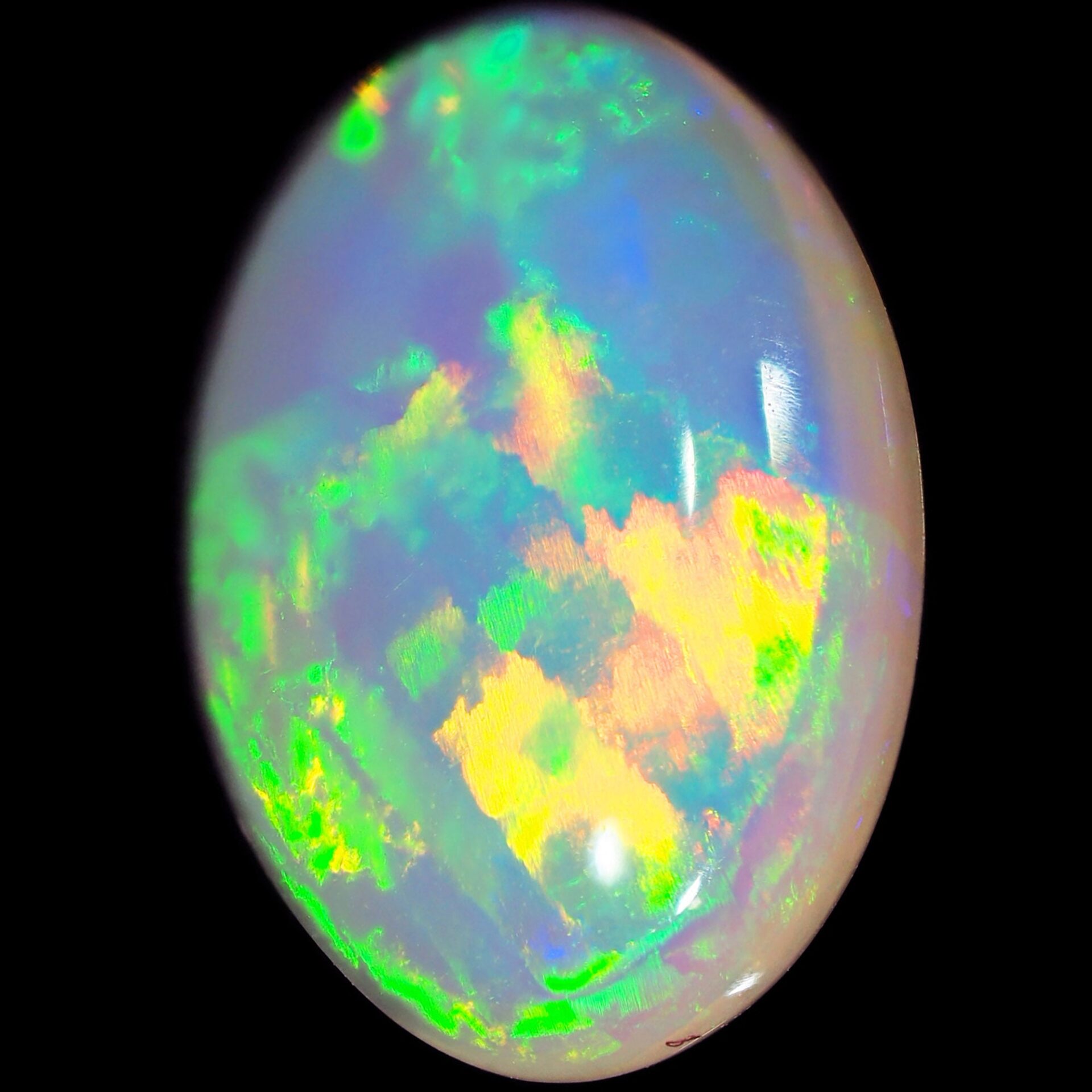 Gem Neon Ribbon Patten Crystal Opal 1.3 ct