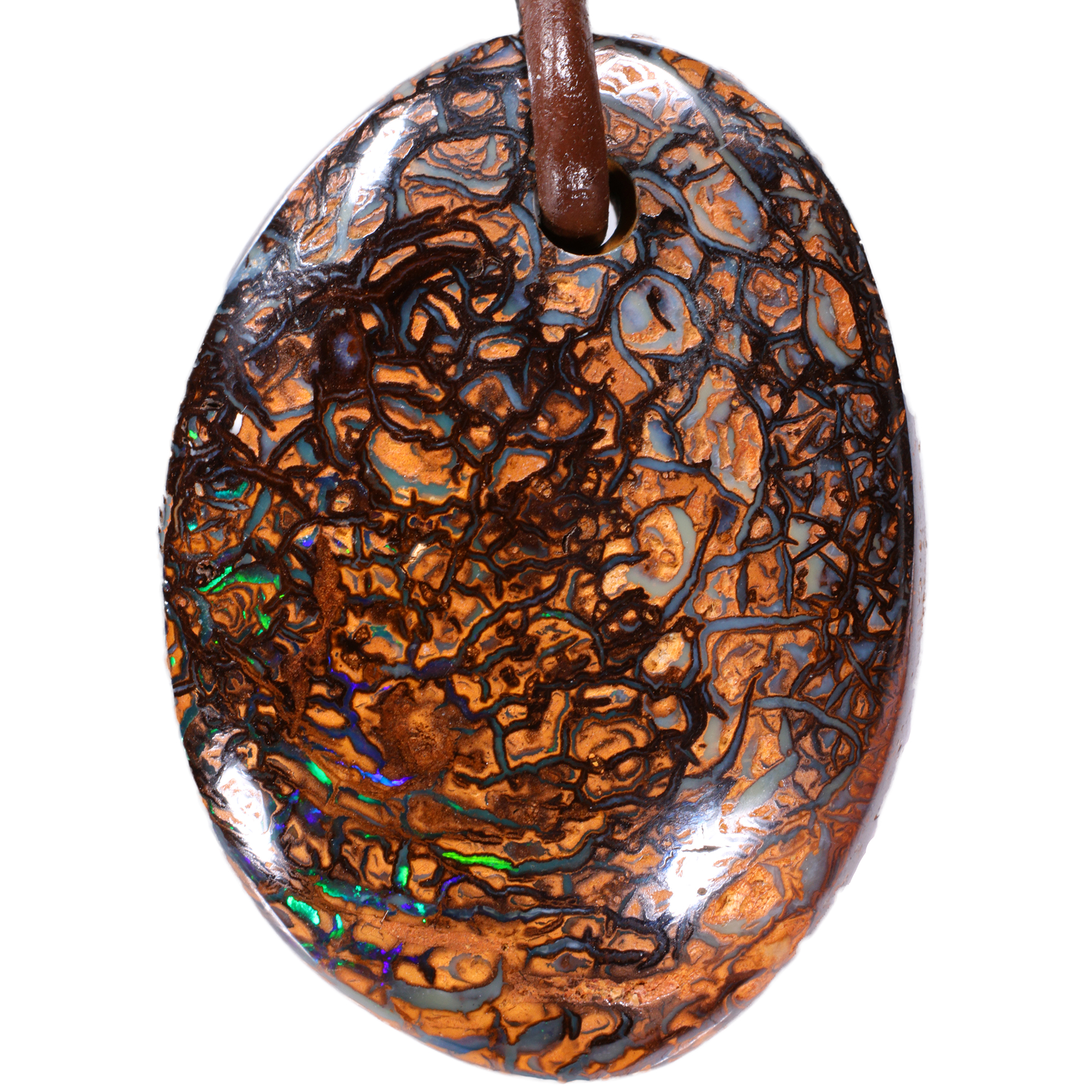 86ct-solid-koroit-boulder-opal-double-sided-pendant-opal-galaxy