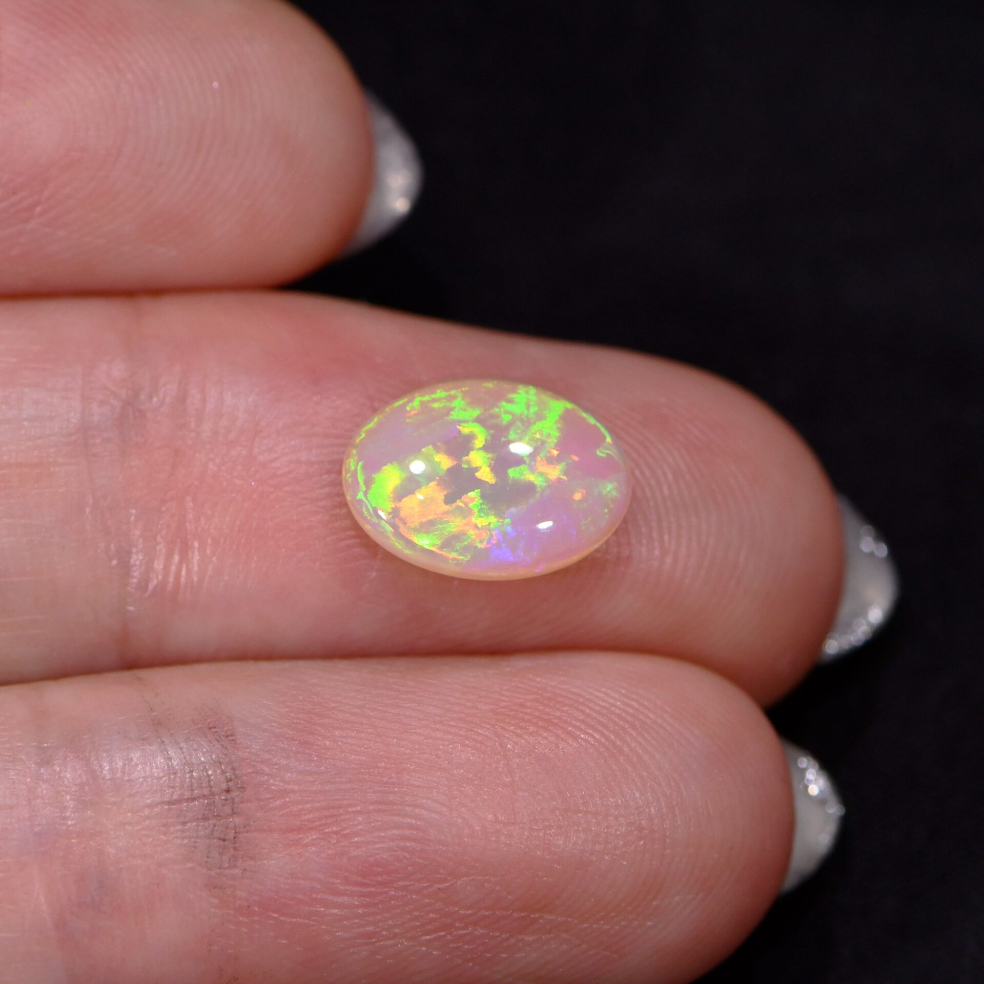 Gem Neon Ribbon Patten Crystal Opal 1.3 ct