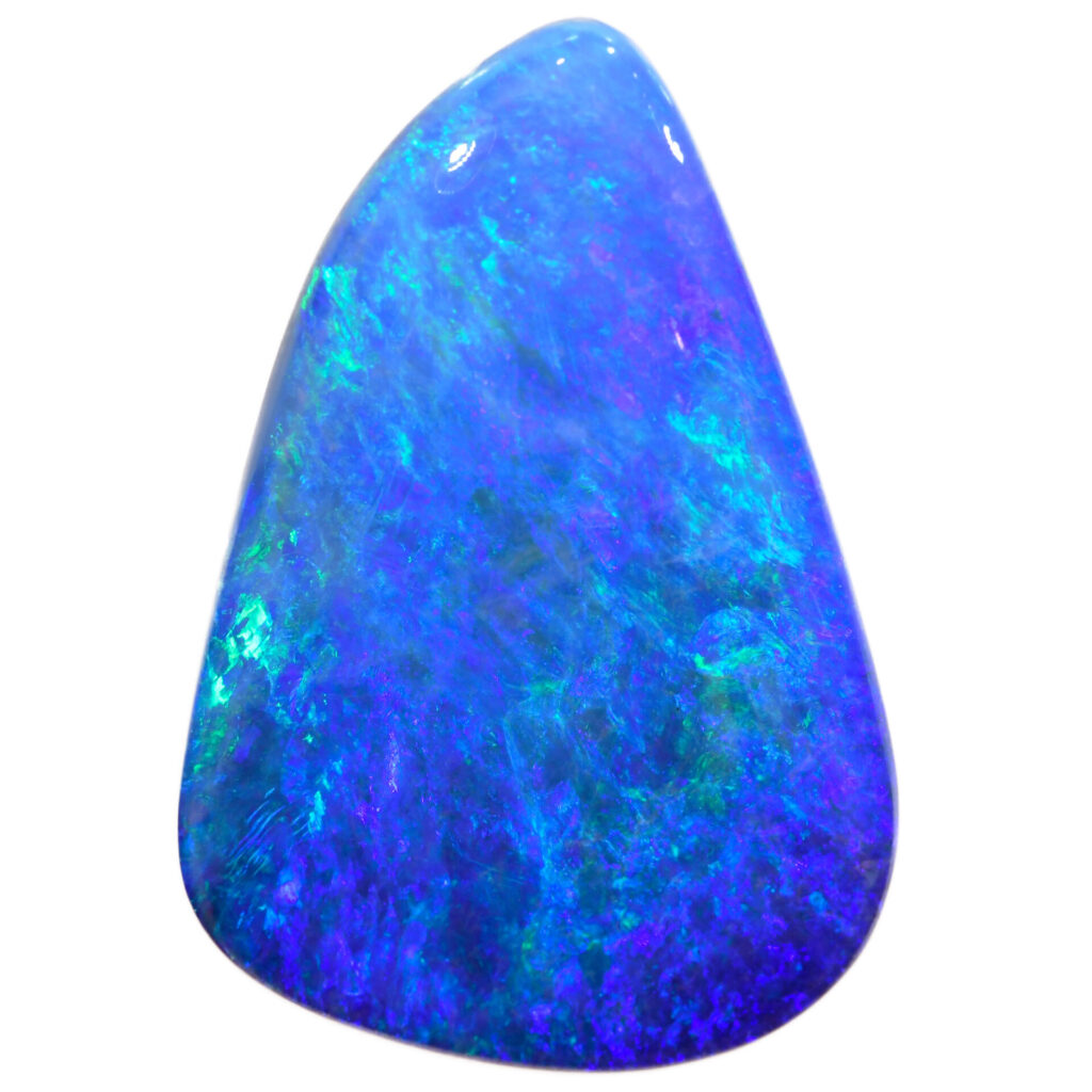 25.66ct Natural Boulder Opal Polished Cut with Collector Grade Blue Green Fire from Winton, Australia – Ideal for Ring, Pendant, or Investment Jewelry