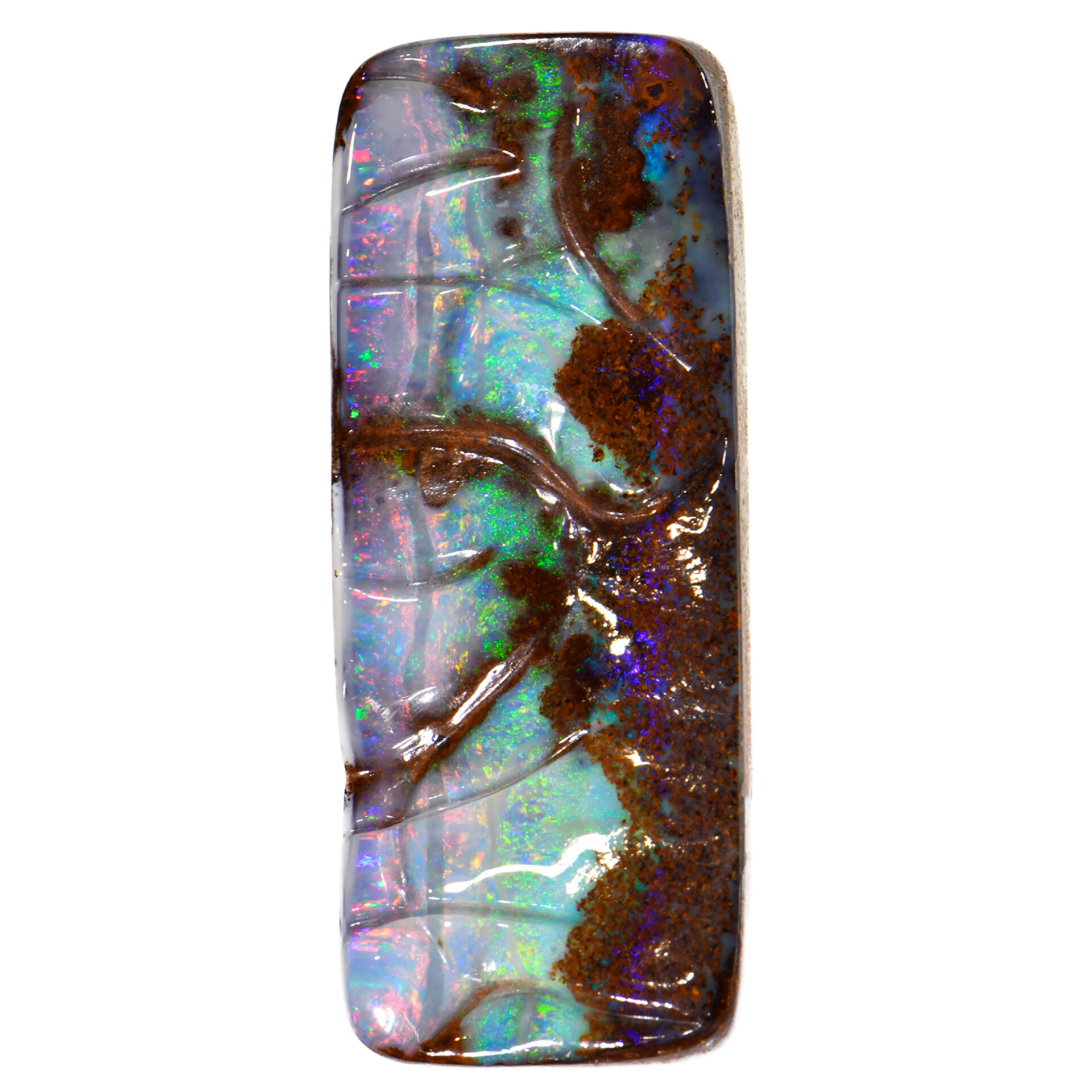 Hand Carved Boulder Opal 62.6 ct