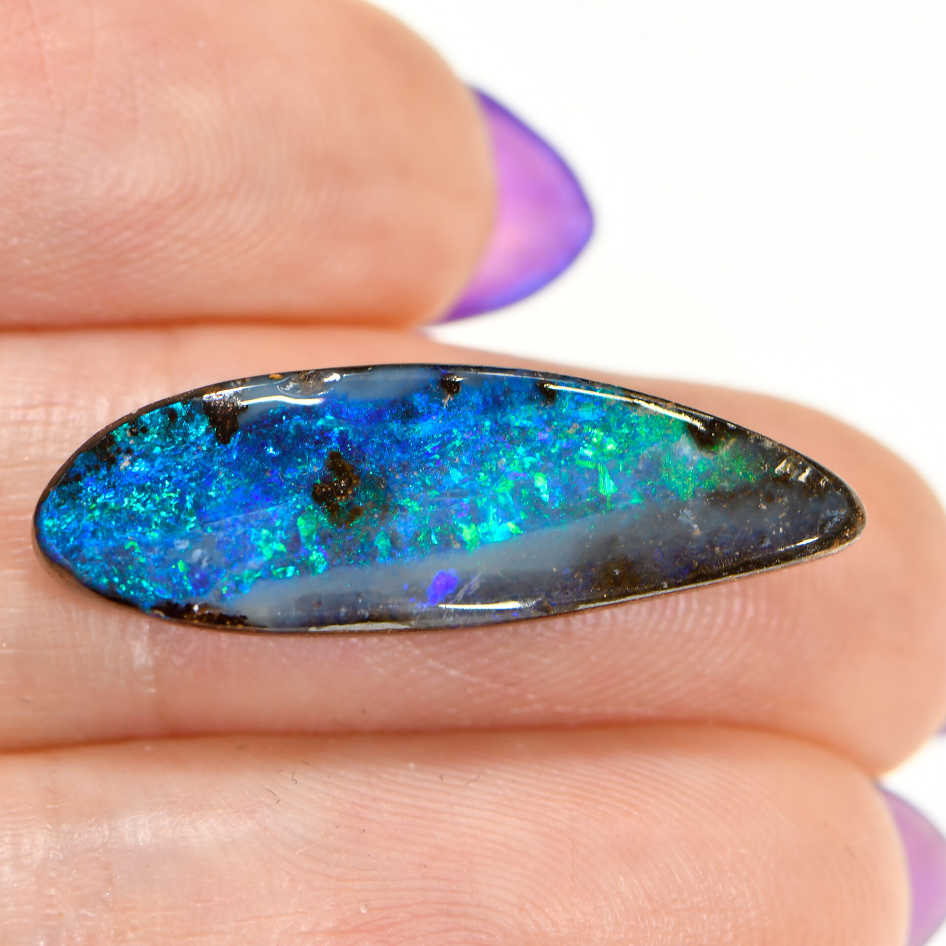 Blue Green Boulder Opal 8.03 ct