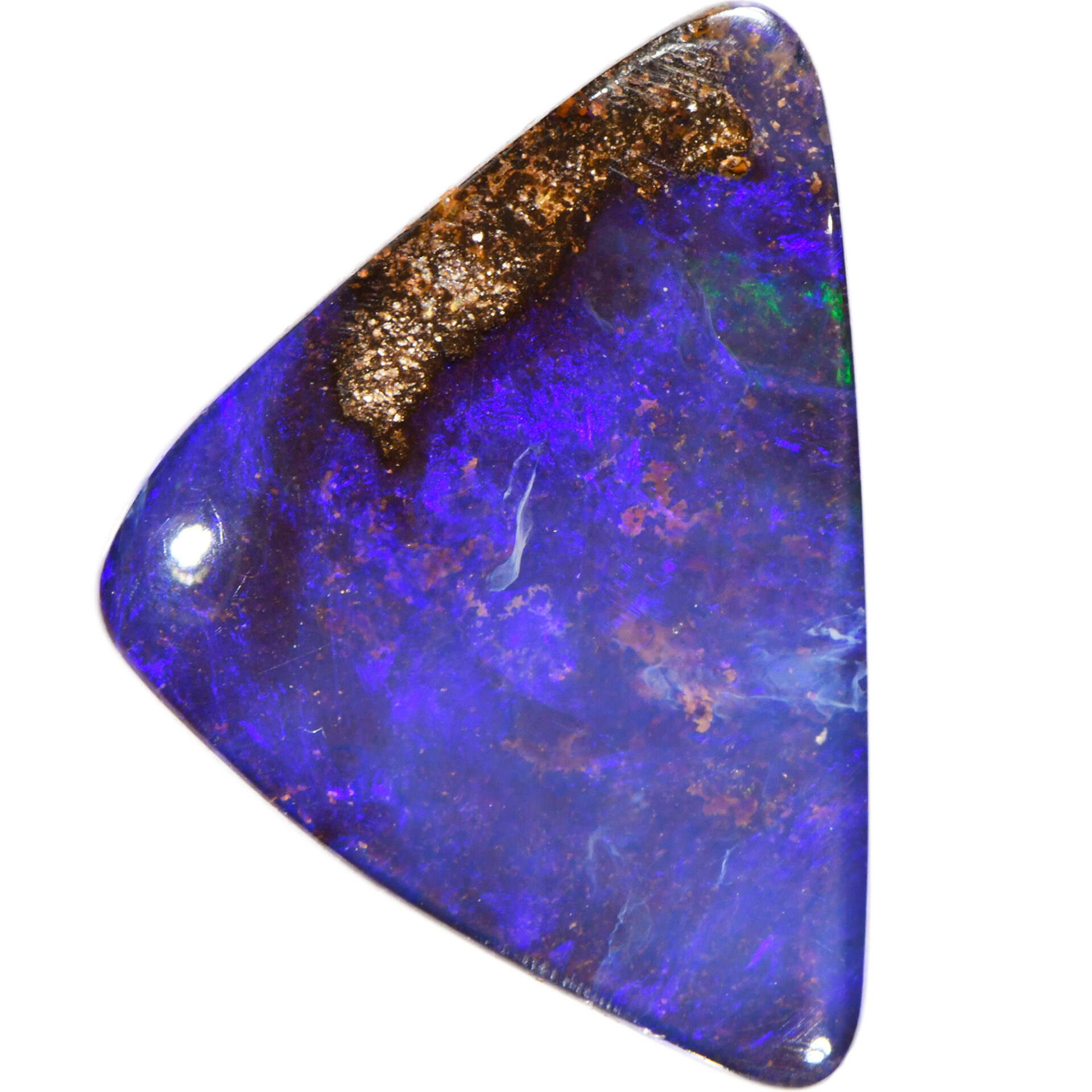 Dark Purple Boulder Opal 10.58 ct