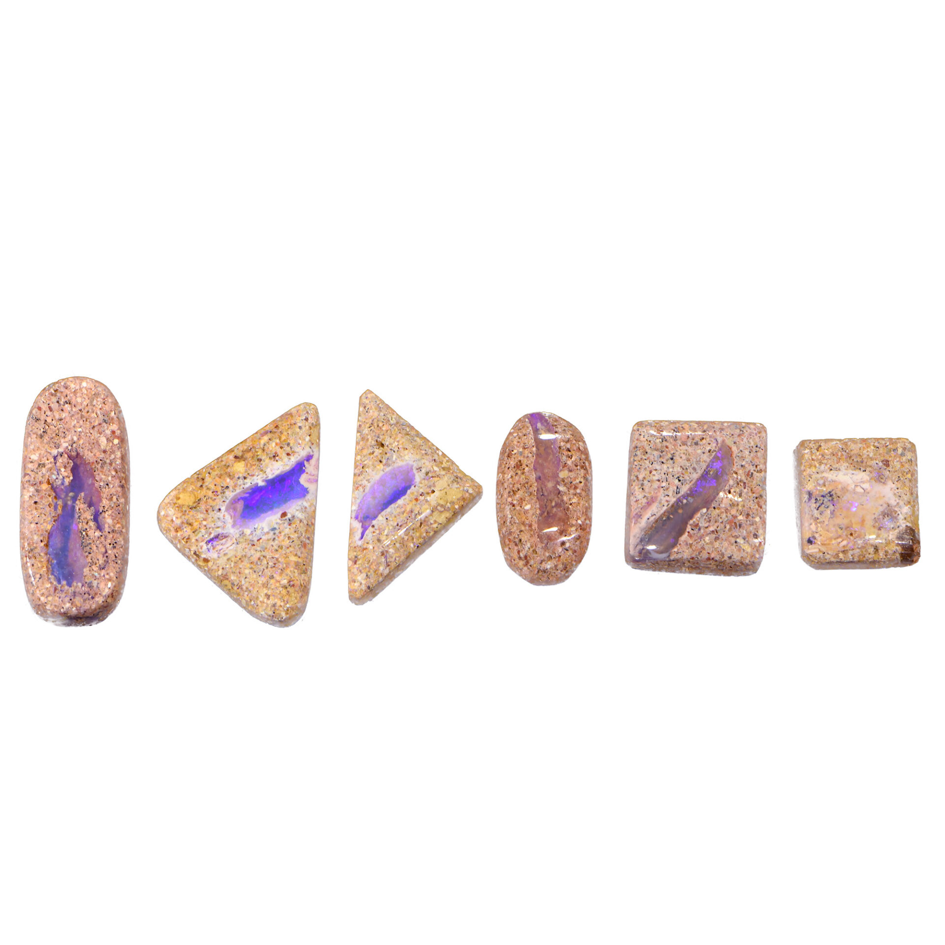 Crystal Boulder Opal Parcel 33.63 ctw