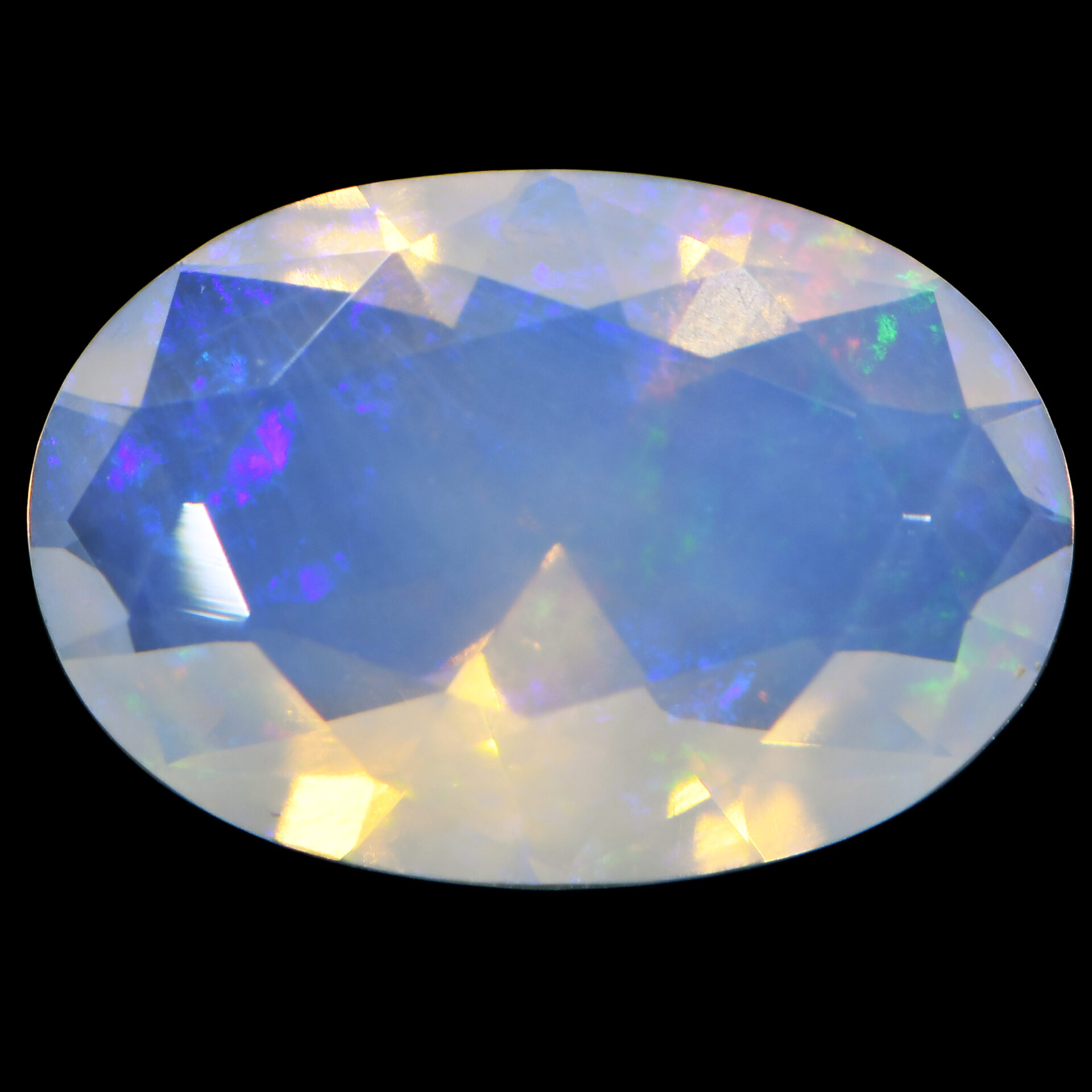 Faceted Crystal Opal 1.95 ct