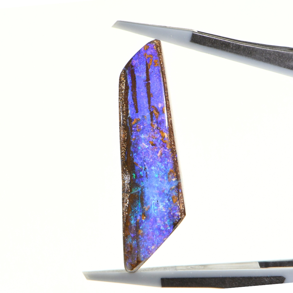 『14kgf』ロンドンブルー＆オパール No.168 10.8ct Natural Boulder Opal Wood Fossil | Opal Galaxy