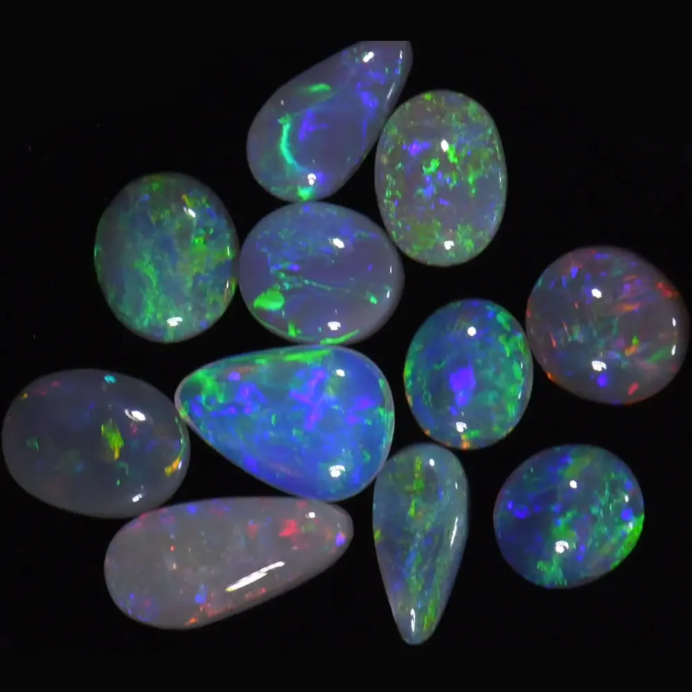 9.8ctw Natural Lightning Ridge Opal Parcel 11pcs