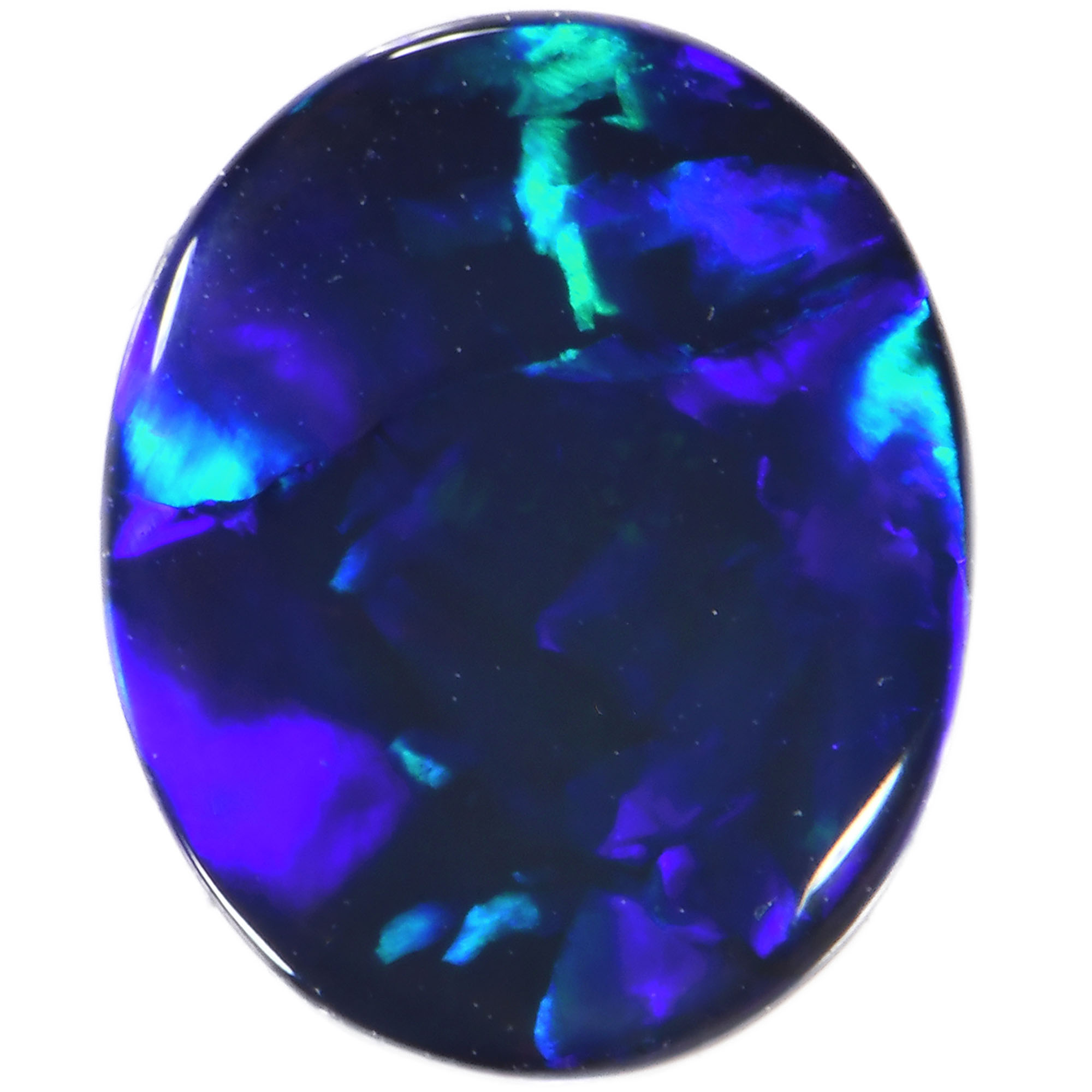 Bright Blue Fire Black Opal 1.22 ct
