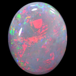 Multi Color Oval Dark Opal 5.43 ct