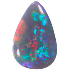 Neon Bright Fire Australian Dark Opal 1.21 ct - Copy