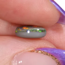 Dark Opal - 1.6 ct Orange Yellow Natural Australian Stone - side shot