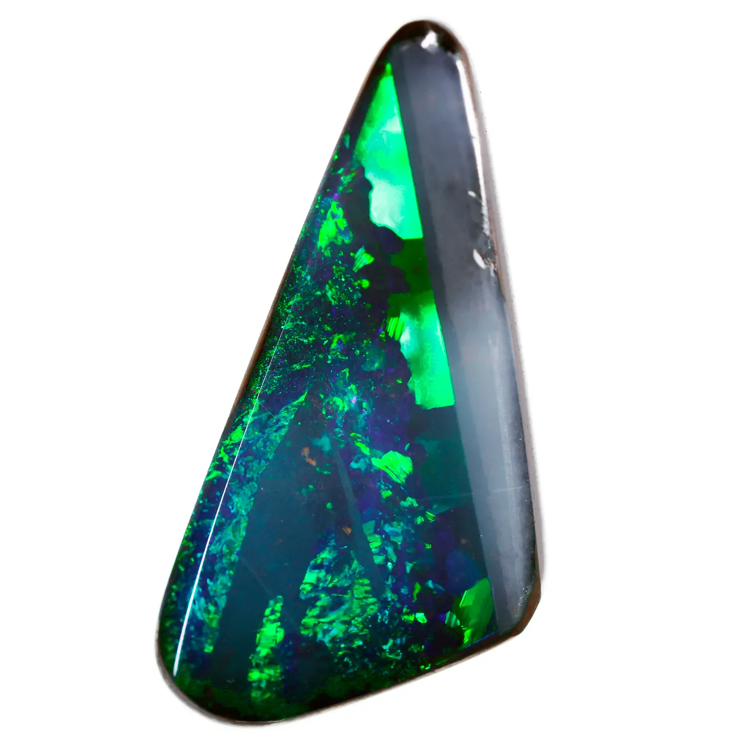 Green Flash Natural Boulder Opal 2.38 ct
