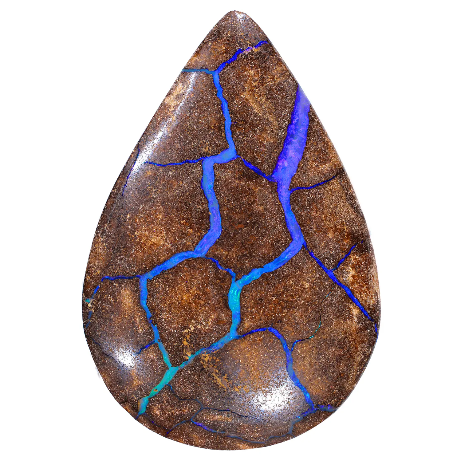 434.5ct Massive Teardrop Boulder Opal Vein Specimen