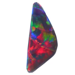 1.02ct Natural Black Opal Red Blue Green Fire Freeform