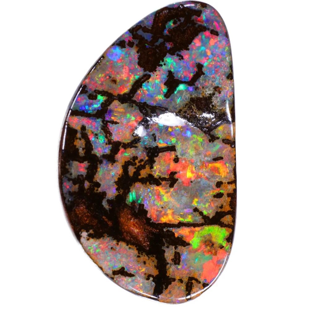 Front face image with electric rainbow across ironstone