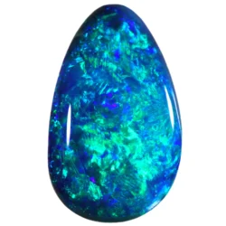 1.46ct Natural Black Opal Teardrop Turquoise Blue Green xx1871 - Copy