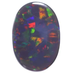 10.72ct Natural Black Opal Oval Multicolor Fire xx1879
