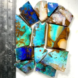 12 Piece Boulder Opal Rubs Parcel