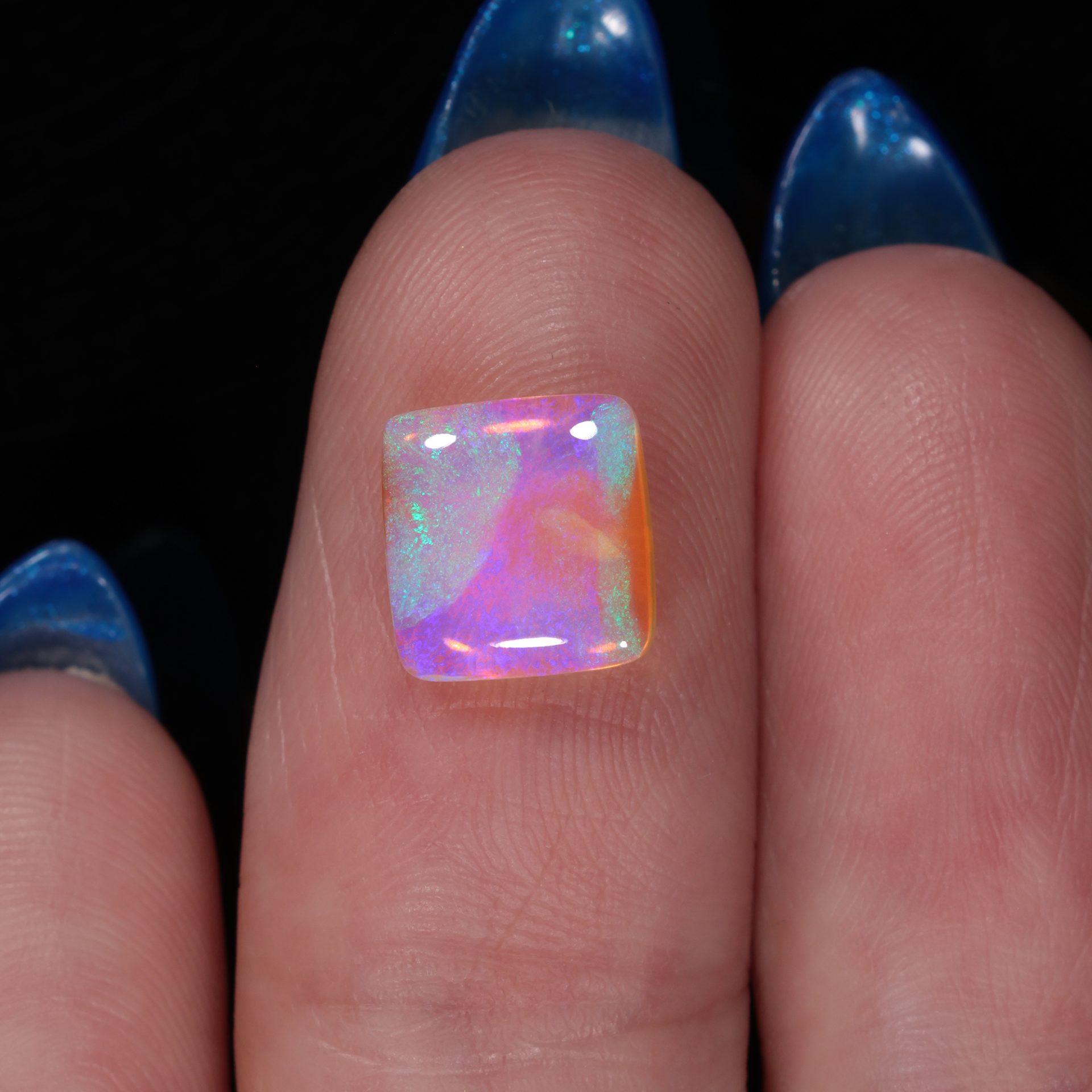 1.4ct Crystal Opal Green Purple Blue | Opal Galaxy