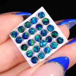 3mm-australian-opal-doublet-25pcs-round-blue-green-fire-halo-stones-opal-galaxy