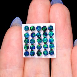 3mm-calibrated-opal-doublet-parcel-blue-green-round-jewelry-making-opal-galaxy
