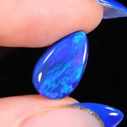 australian-black-opal-blue-fire-teardrop-cabochon
