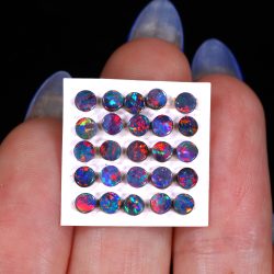 calibrated-opal-doublet-lot-3mm-round-multicolor-fire-opal-galaxy