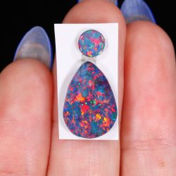 opal-doublet-earring-pair-multicolor-fire-cabochon-set-4ctw-opal-galaxy