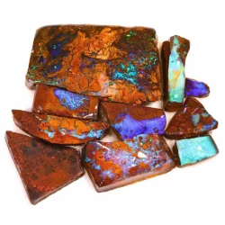 299ct boulder opal rubs rough parcel 10pc RP222