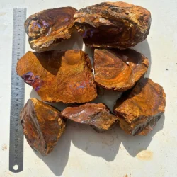 5kg koroit boulder opal rough parcel with ruler opal galaxy RP231