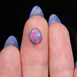 black opal gemstone 1.78ct luxury pink fire opal galaxy