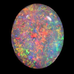 dark opal oval cabochon 1 78ct opal galaxy