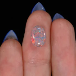 dark opal oval cabochon 1 92ct opal galaxy