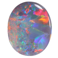 dark opal oval cabochon 3 73ct opal galaxy