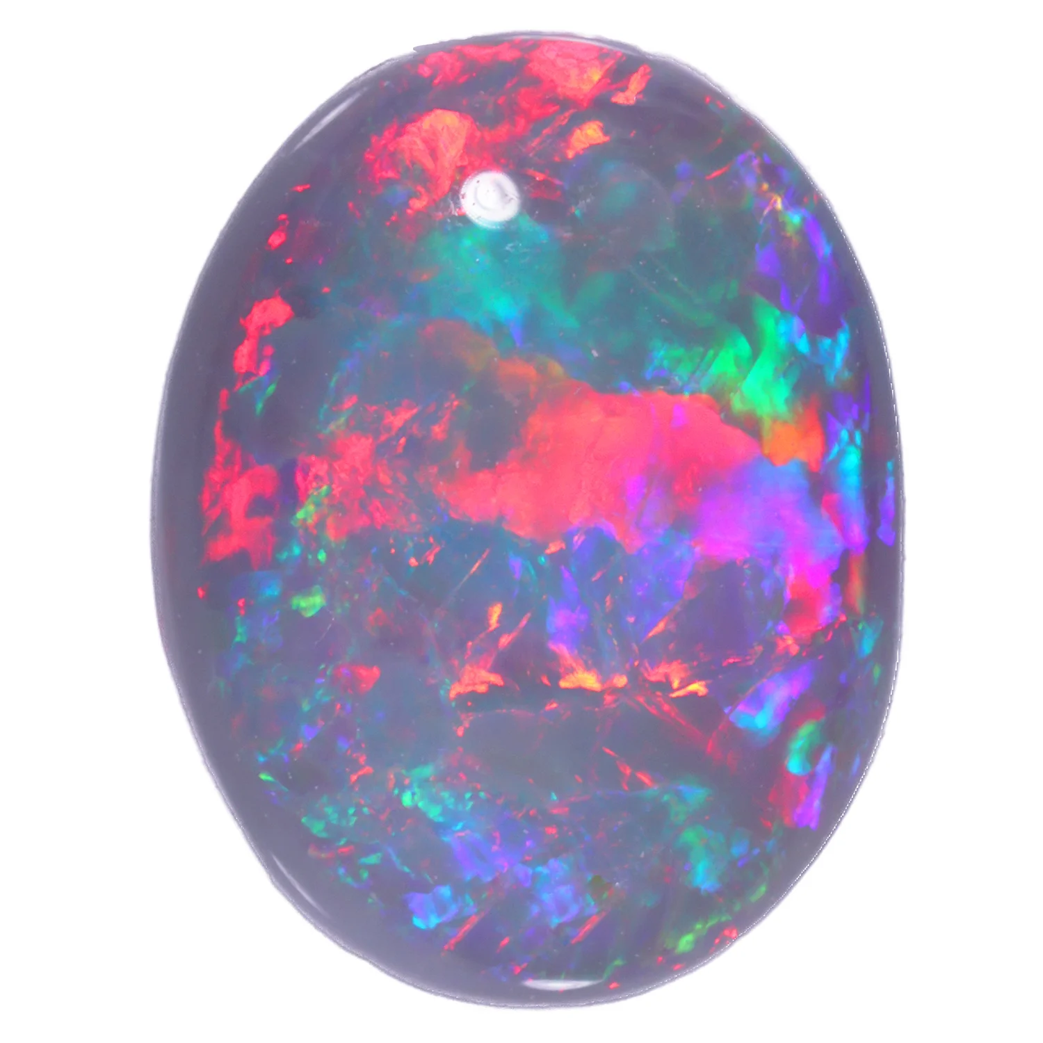 lightning ridge black opal 1.78ct pink cyan green fire opal galaxy