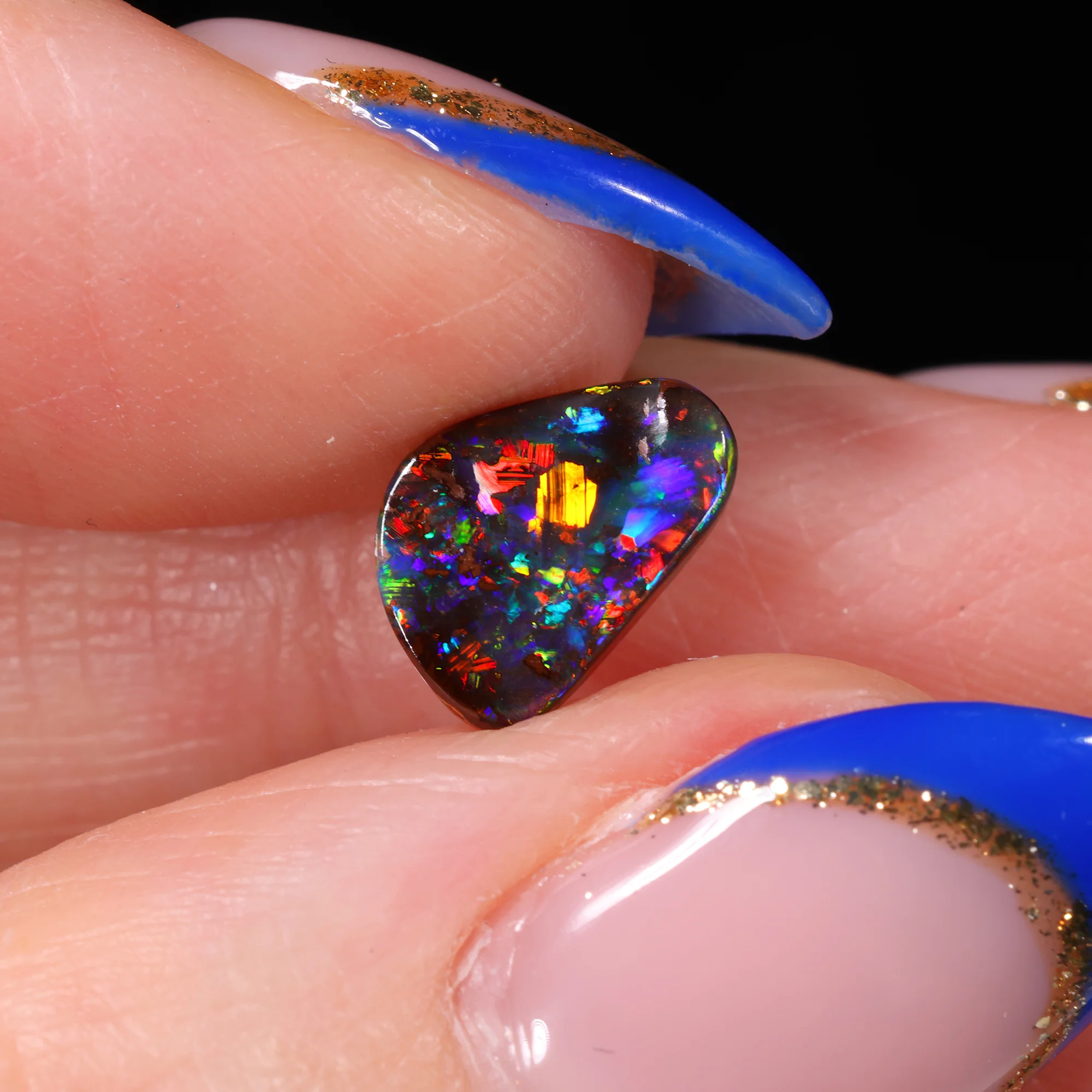 natural australian boulder opal stone 1 55ct opal galaxy
