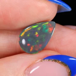 teardrop cabochon black opal 2 99ct opal galaxy