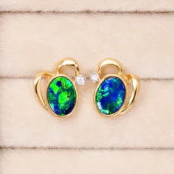 australian-opal-earrings-doublet-yellow-gold-8-59ct-opal-galaxy