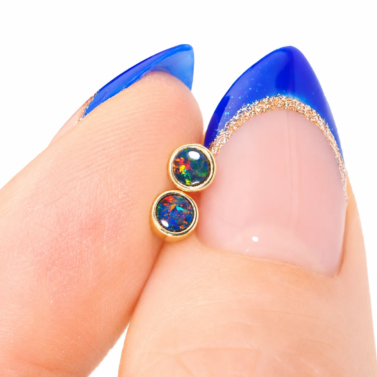 australian-opal-stud-earrings-round-gold-opal-galaxy