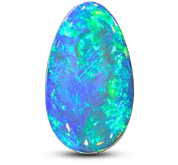 Crystal opal collection featuring transparent Australian crystal opals with bright fire