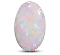 White opal collection showing natural Australian white opals with soft multicolor fire