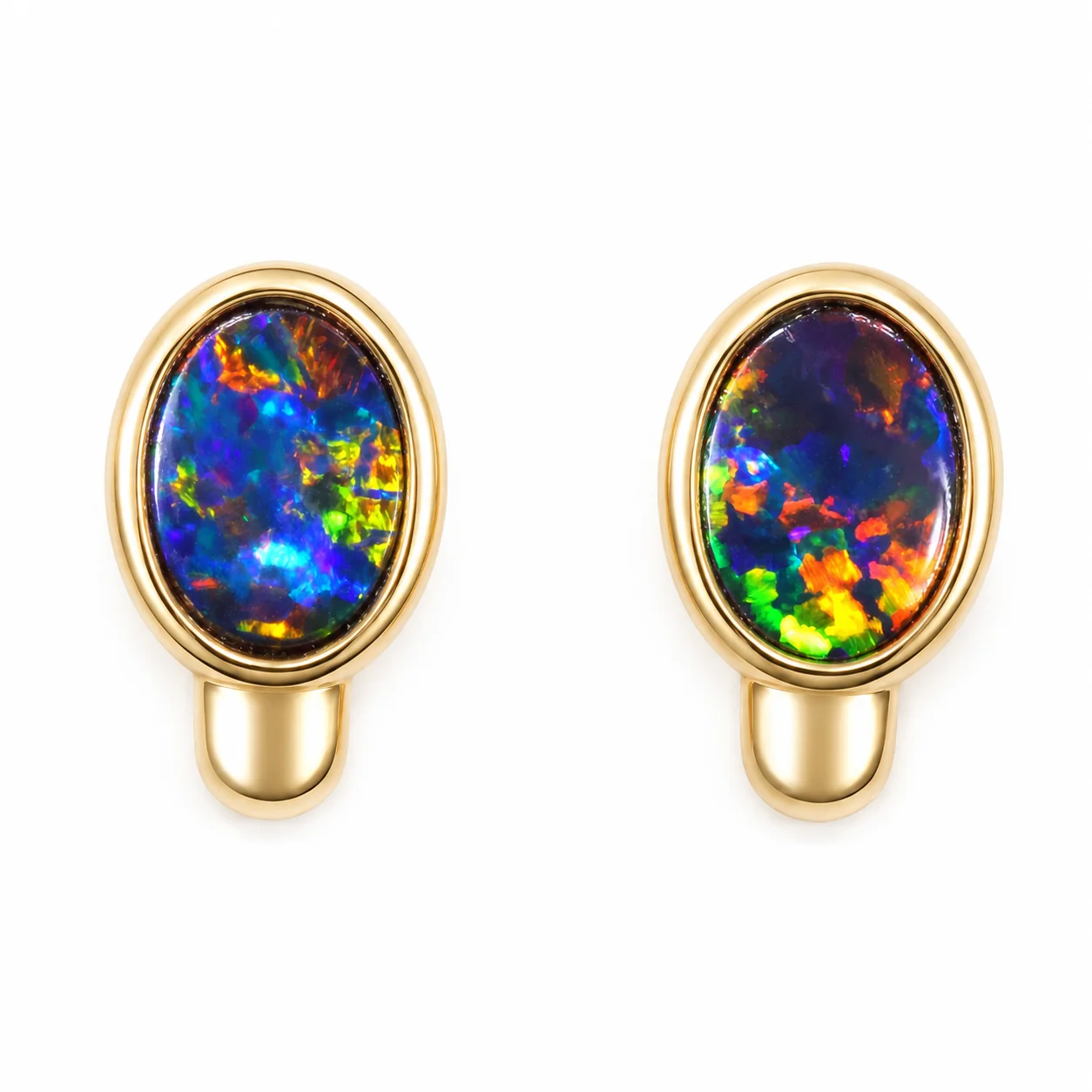 14k-gold-australian-opal-earrings-on-ear-7-12ct-opal-galaxy