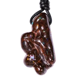 Boulder Opal Pendant Hand Carved 170 ct-NN632a - Front Shot