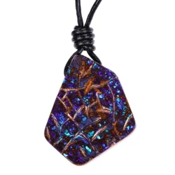 Boulder Opal Pendant Sparkling Hand Carved 77 ct-NN631a - Front Shot