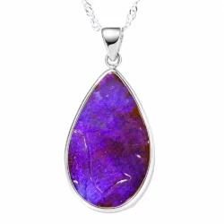 Silver Boulder Opal Pendant 29 ct-nn666-front shot