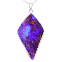 Silver Boulder Opal Pendant 52.7 ct-nn655-front shot