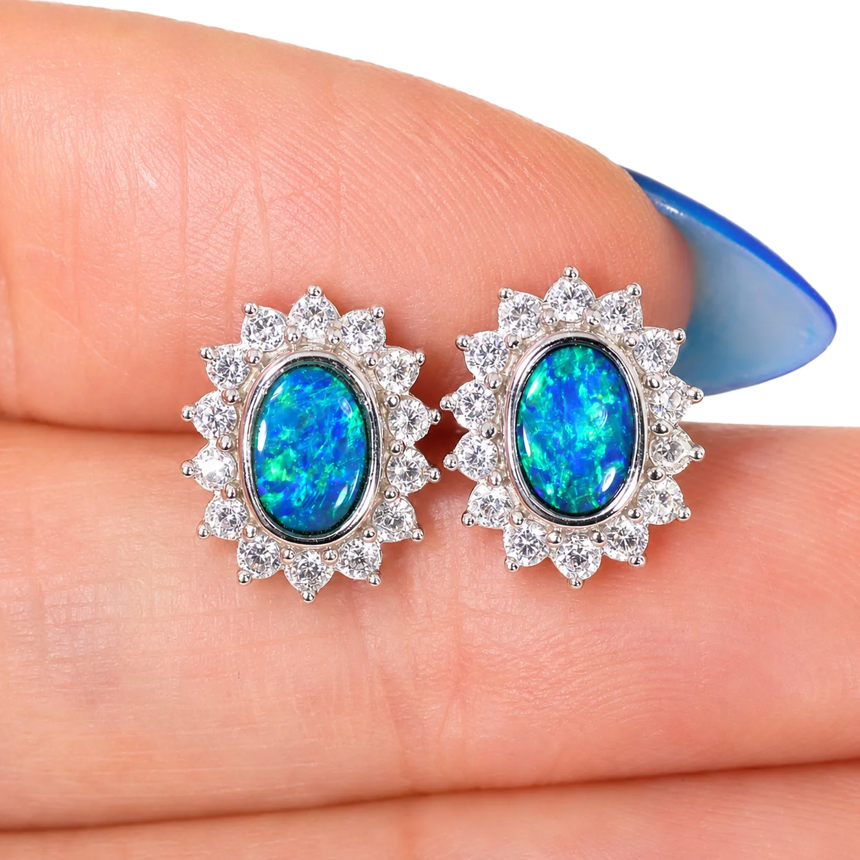 opal-doublet-cluster-earrings-13-33ct-finger-display-opal-galaxy