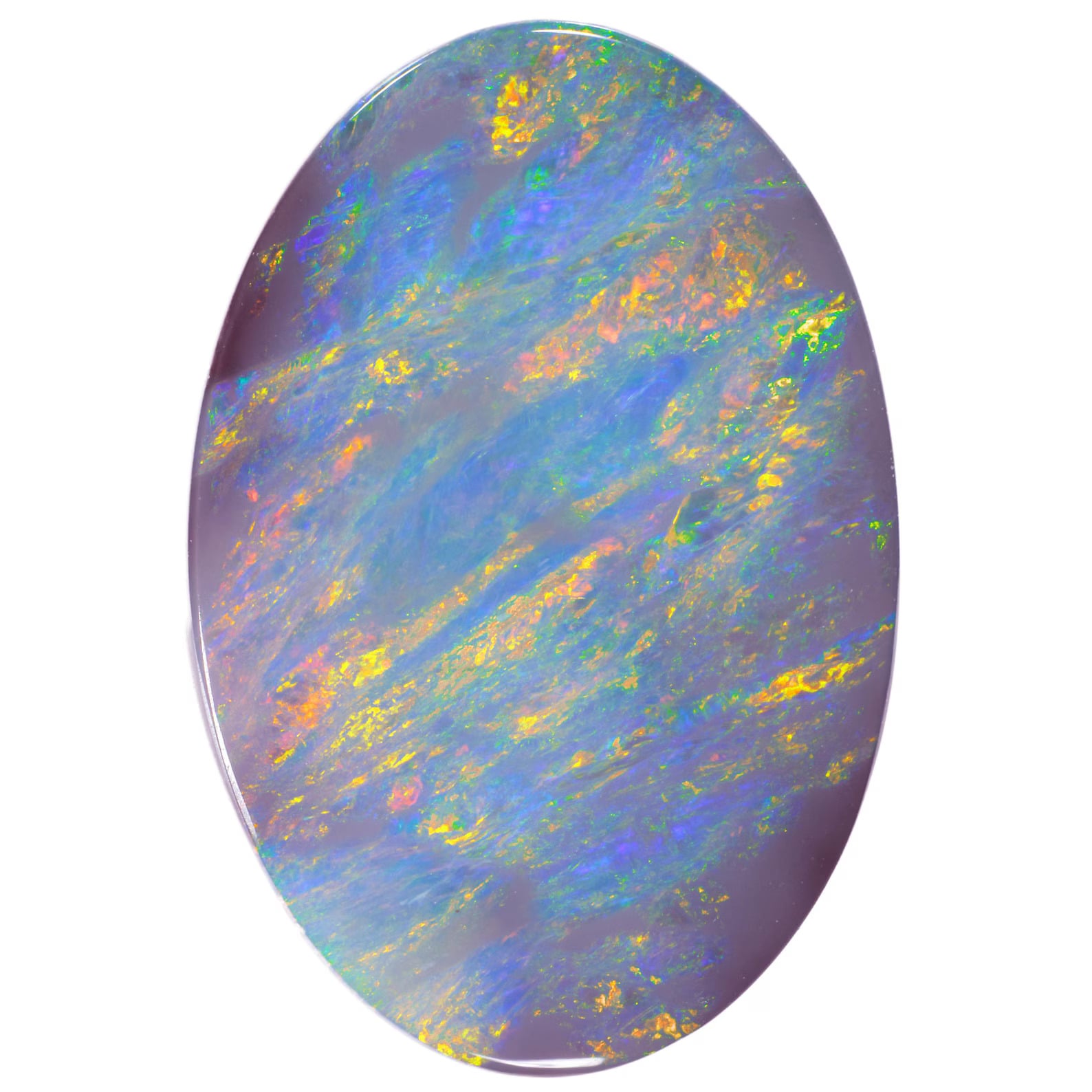 5.85ct Natural Black Opal