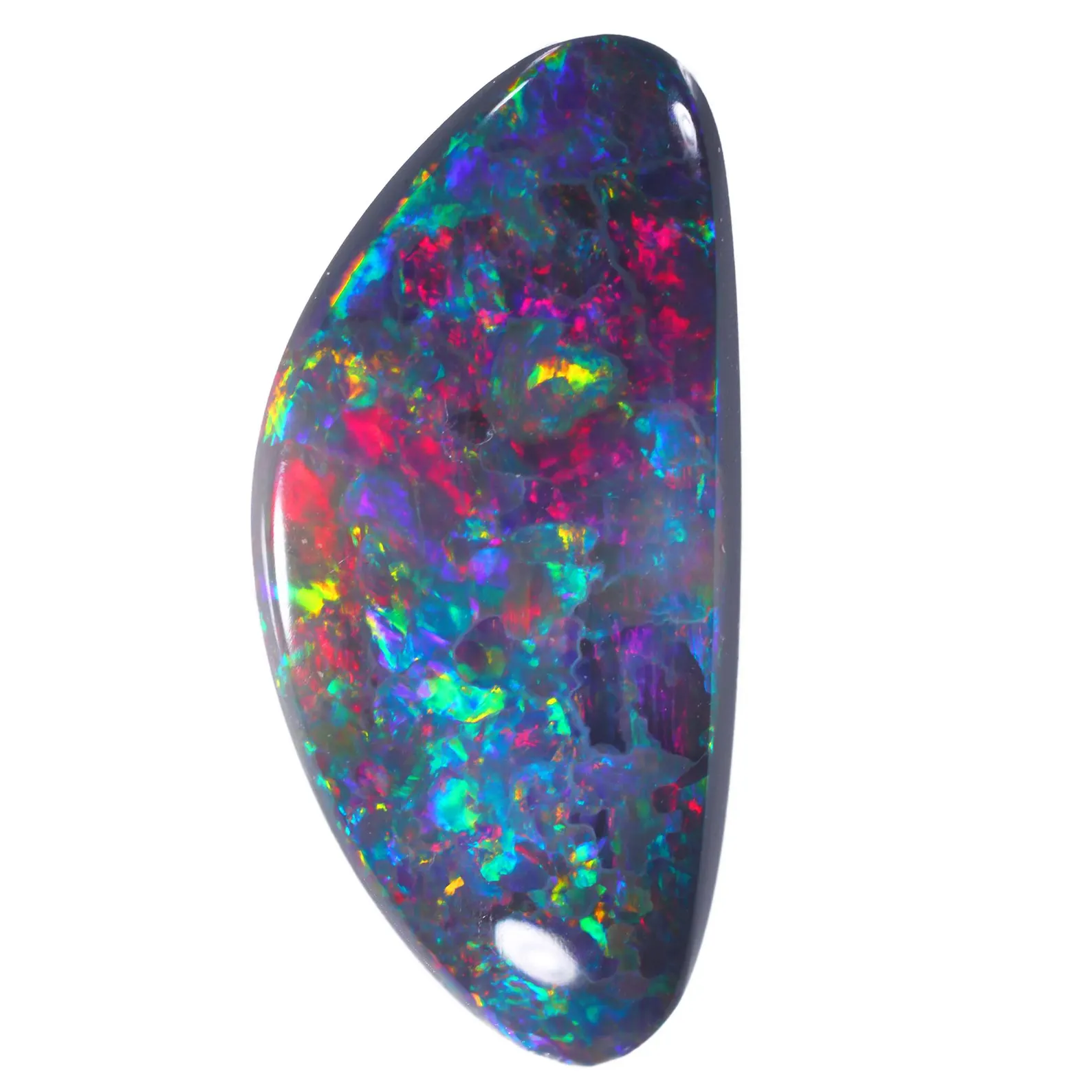 Black Opal Multicolor Fire 1.63ct