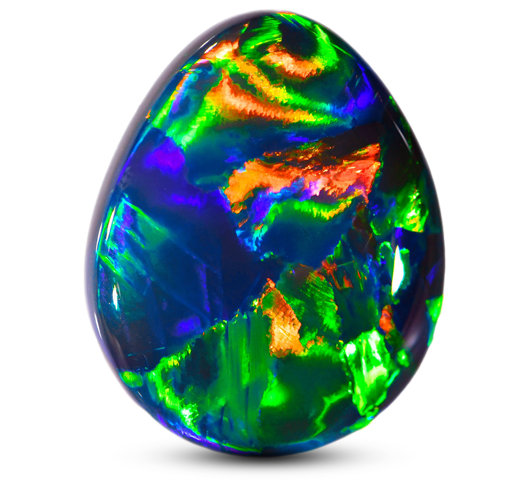 Teardrop opal collection showcasing natural Australian pear shaped opals for jewelry